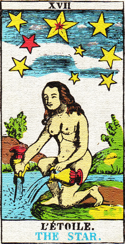 Tarotová karta Hvězda