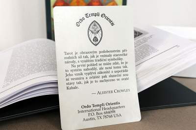 Tarotová karta Ordo Templi Orientis – Crowleyho tarot (Thothův tarot)