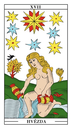 Tarotová karta Hvězda