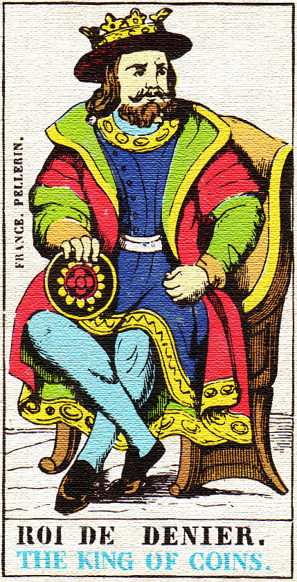 Tarotová karta Král disků